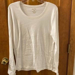 White stag long sleeve womens tee large